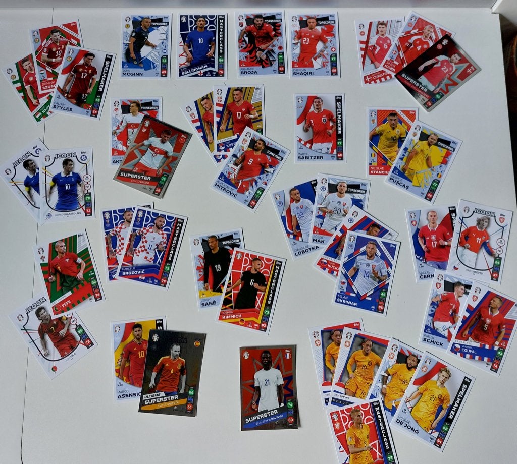 Lidl voetbalplaatjes 2024 (zie foto's) Met 4 Supersterren., Verzamelen, Supermarktacties, Albert Heijn, Ophalen of Verzenden