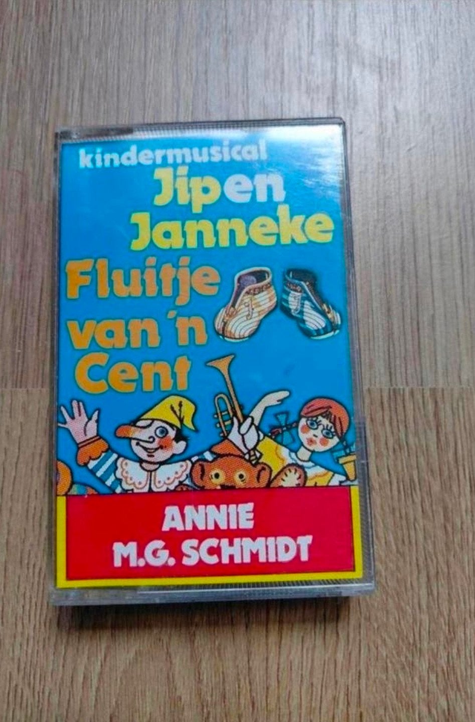Jip en Janneke kindermusical cassettebandje., Gebruikt, Kinderen en Jeugd, 1 bandje, Ophalen of Verzenden
