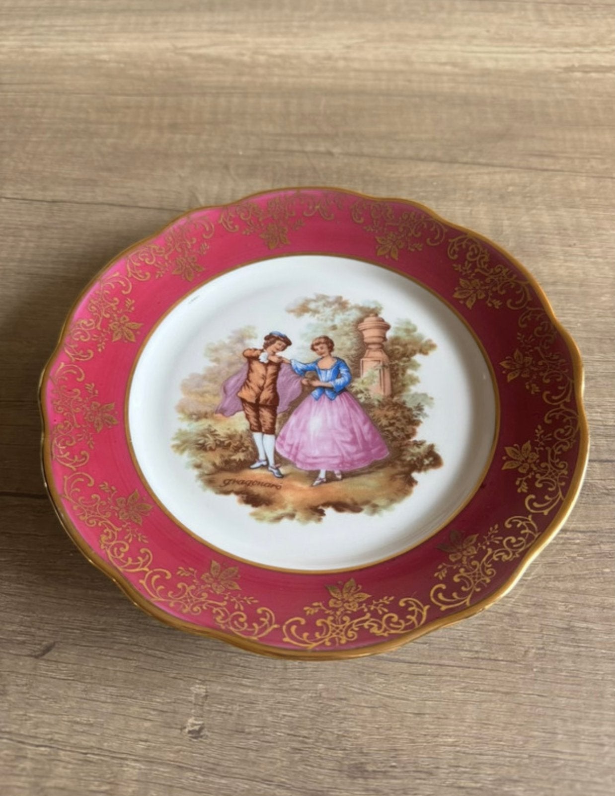Vintage Limoges Wandbord Fragonard, Antiek en Kunst, Ophalen of Verzenden