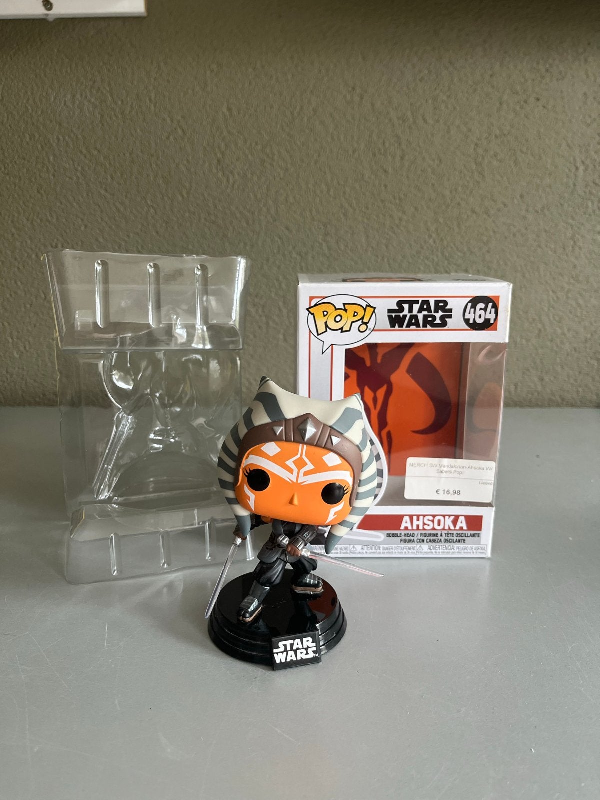 Funko Pop! Star Wars Ahsoka Tano 464, Verzamelen, Star Wars, Ophalen of Verzenden, Zo goed als nieuw, Actiefiguurtje