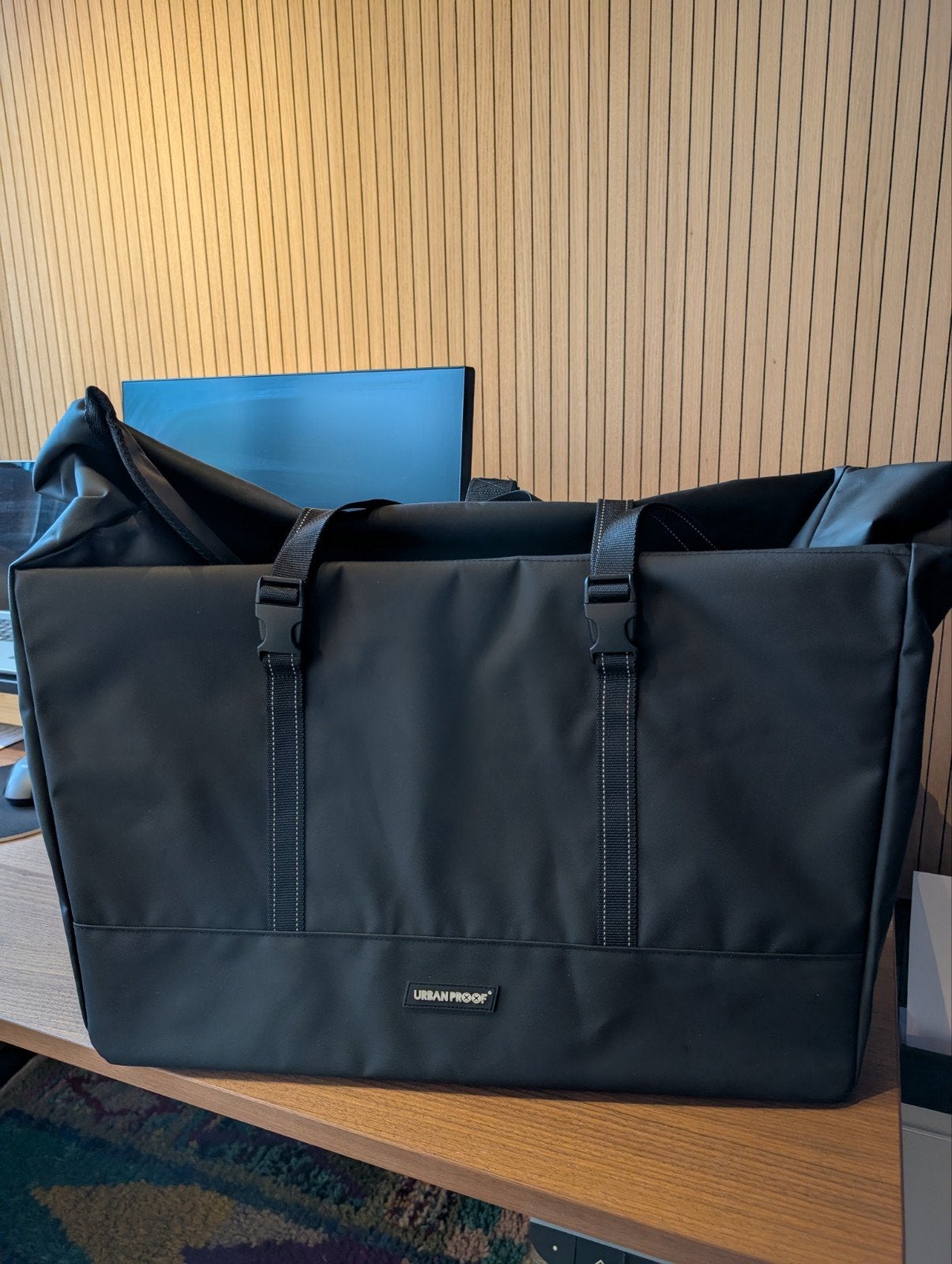 2x urban proof longtail fietstassen, 30 cm of meer, Zwart, Nieuw, Ophalen of Verzenden