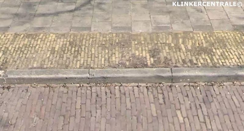 250m2 brons geel gebakken klinkers ca. 4x6x15cm ijsseltjes., Bij dit gebruikte product niet meer te achterhalen., Gebruikt, Verzenden