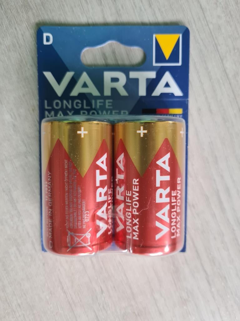 Varta Batterijen (type D 1,5 Volt), Ophalen of Verzenden, Nieuw