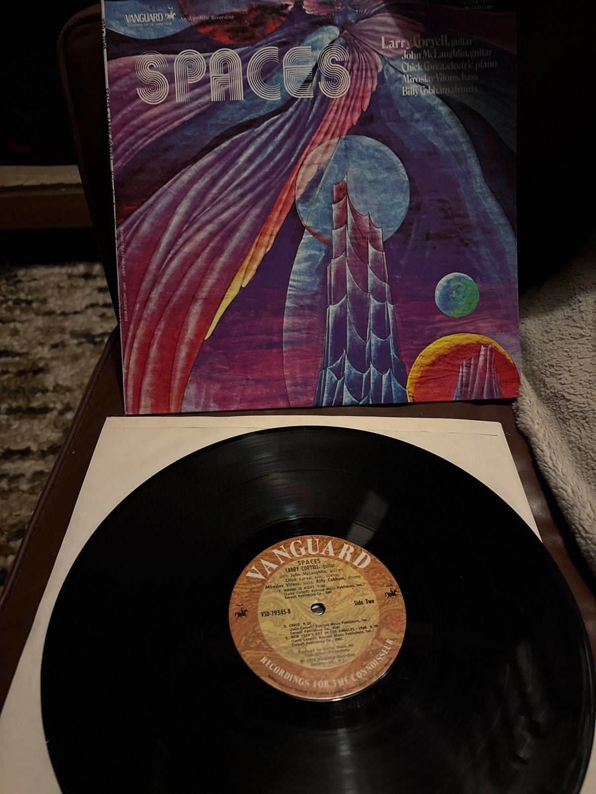 Larry Coryell - Spaces LP (Jazz-fusion), LP, Gebruikt, Jazz-fusion, Ophalen of Verzenden