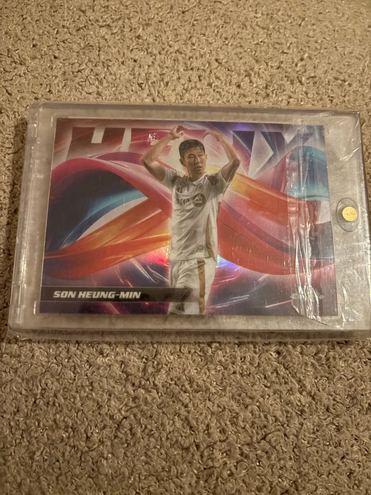 Son Heung-Min Helix Case Hit topps, Ophalen of Verzenden, Zo goed als nieuw, Buitenlandse clubs, Spelerskaart