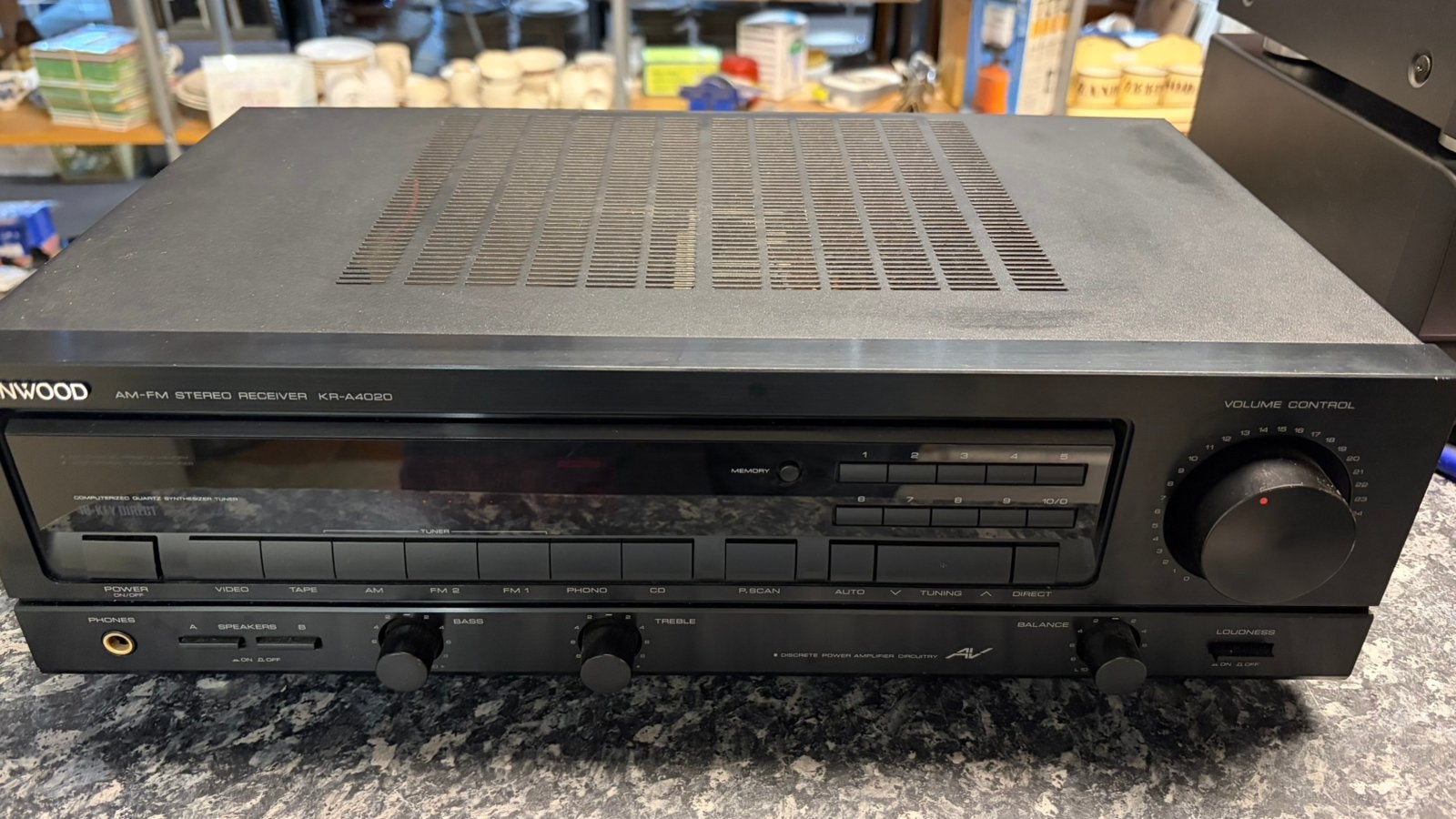 Kenwood versterker, Audio, Tv en Foto, Versterkers en Receivers, Ophalen of Verzenden, Zo goed als nieuw, Overige merken