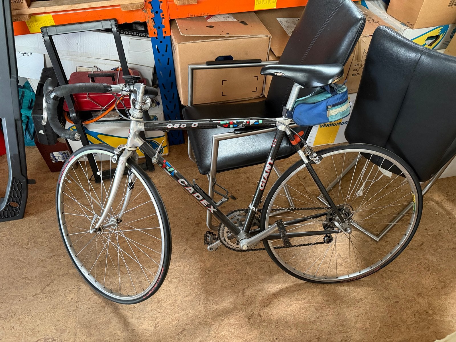 Retro racefiets Giant Cadex 980 C - Carbon frame, Ophalen, 28 inch, Gebruikt, Carbon