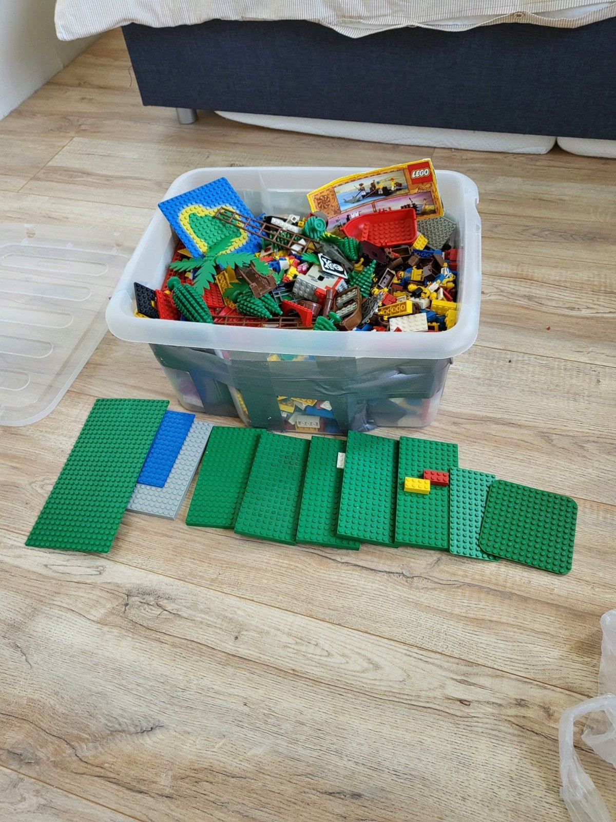 Grote partij LEGO blokken en platen - Geen complete sets, Ophalen of Verzenden, Gebruikt