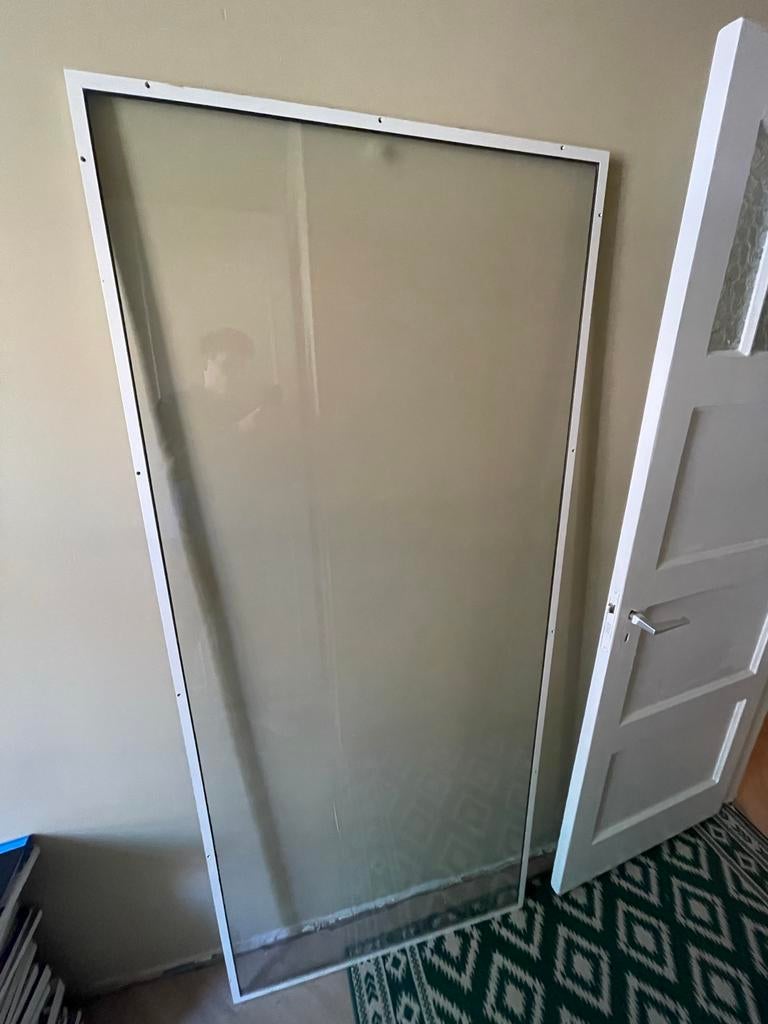 Voorzetraam 87x200 cm - Extra isolatie voor uw woning, Doe-het-zelf en Verbouw, Glas en Ramen, Ophalen, Gevelraam of Ruit, 80 tot 120 cm