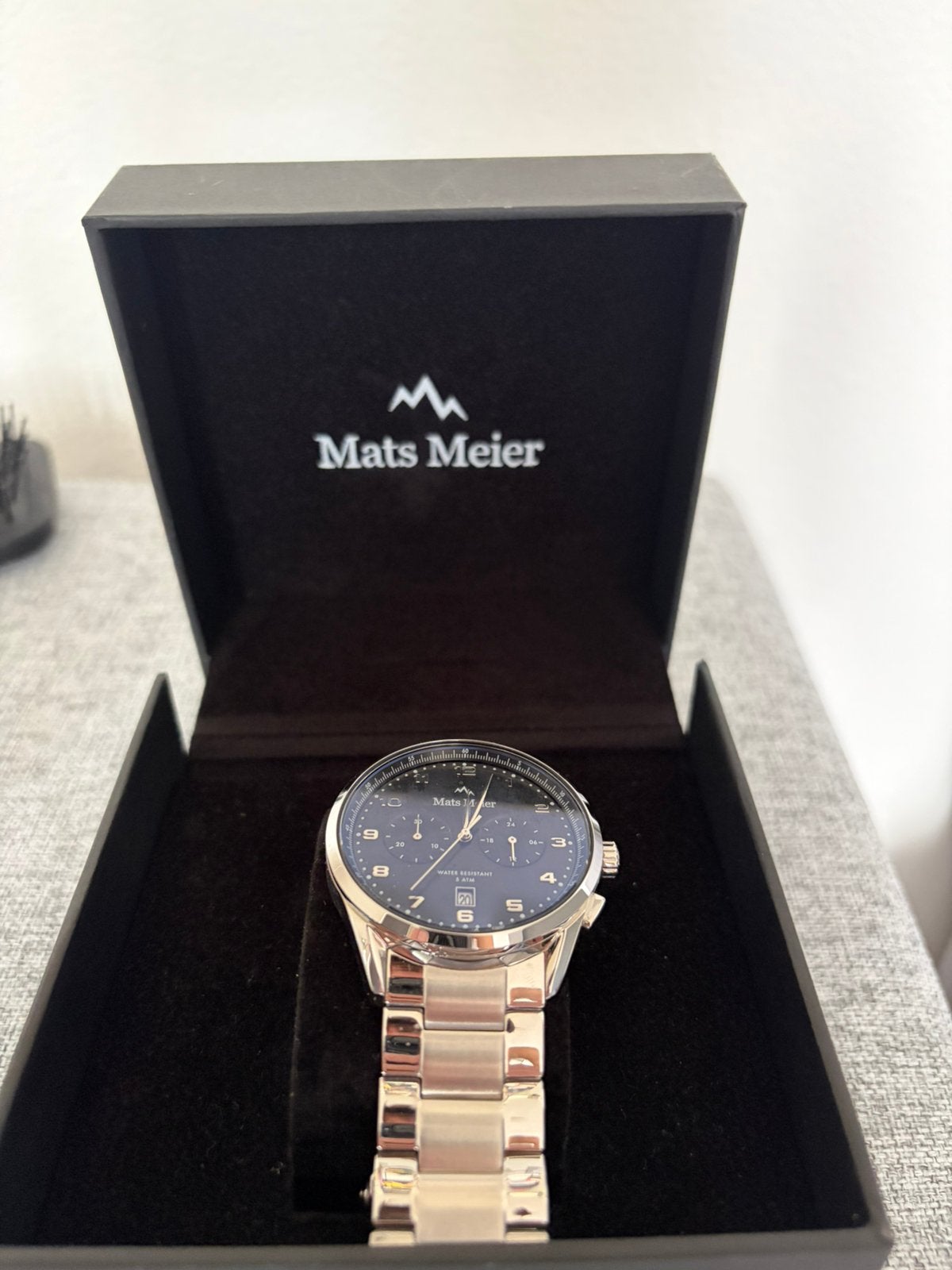 Mats Meier Herenhorloge, Staal, Polshorloge, Zo goed als nieuw, Ophalen