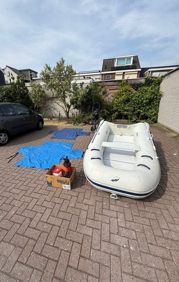 QuickSilver rubberboot met 6PK Mercury motor, Ophalen, Zo goed als nieuw, Motor en Techniek, Motorboot