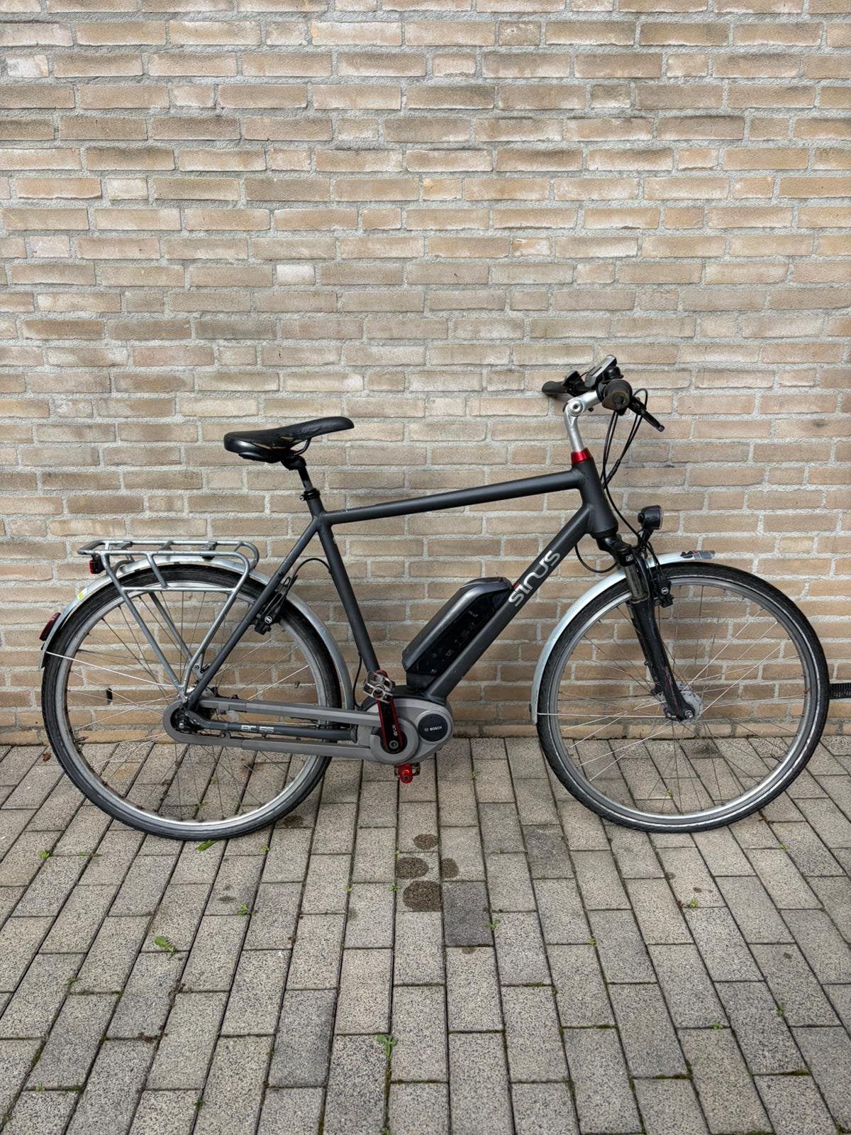 Bosch middenmotor / Sinus elektrische fiets heren/ Maat:60, Fietsen en Brommers, 59 cm of meer, Ophalen, Zo goed als nieuw, Overige merken