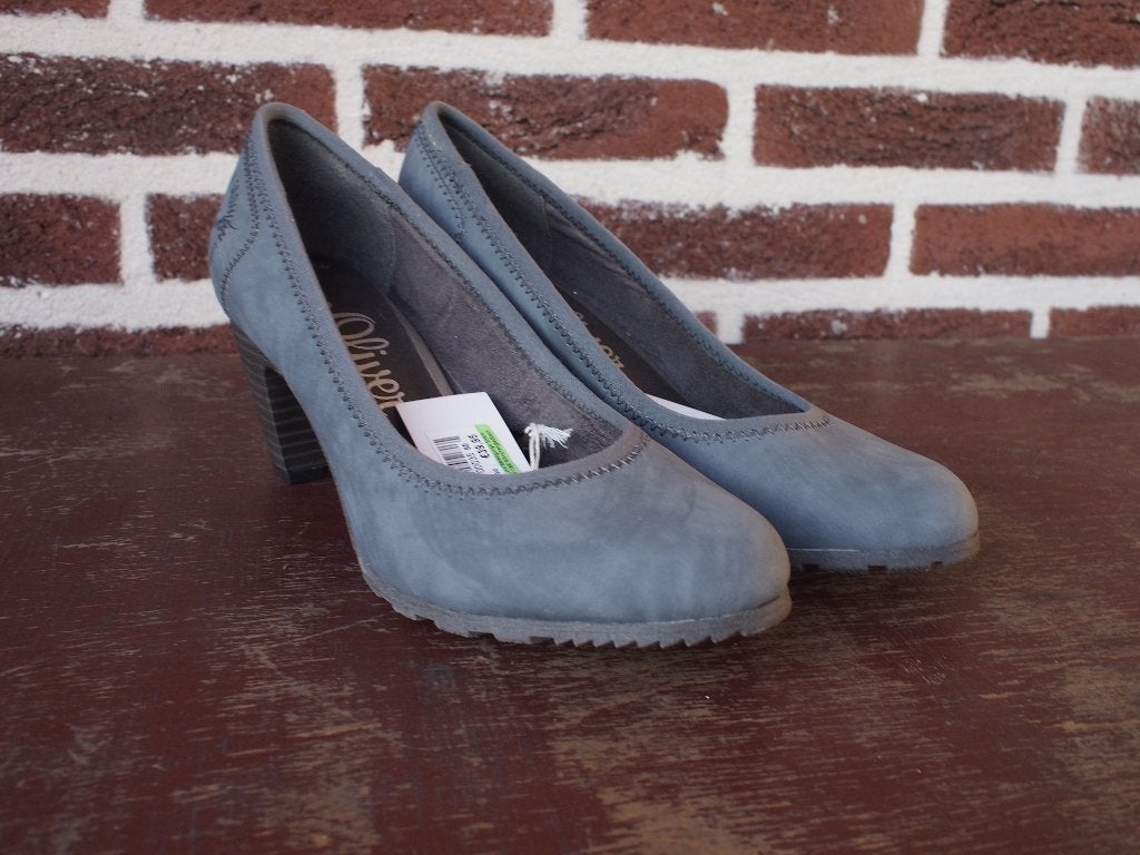 S. Oliver Blauwe Pump Maat 37 - Nieuw (5 cm hak), Pumps, Blauw, Ophalen of Verzenden, Nieuw