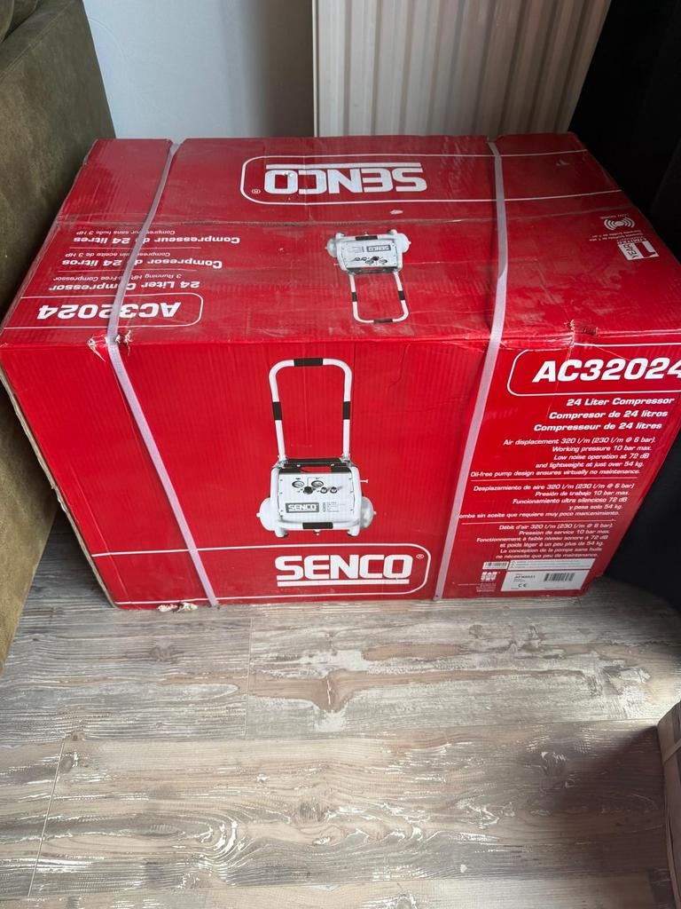 Senco Compressor AC32024 nieuw in doos, Doe-het-zelf en Verbouw, Compressors, Ophalen