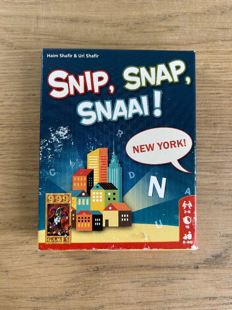 NIEUW | Snip, Snap, Snaai! Kaartspel 999 Games, Hobby en Vrije tijd, Ophalen of Verzenden, Nieuw