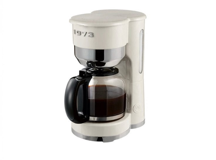 Koffiezetapparaat / coffee machine. Silvercrest retro style, Ophalen, Zo goed als nieuw