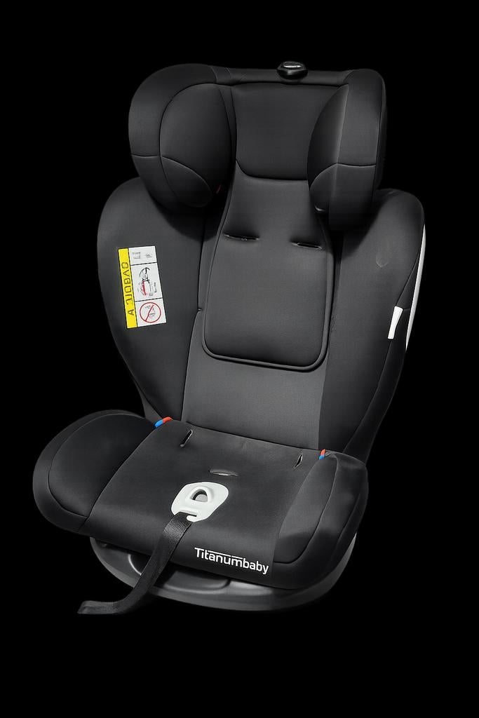 Titaniumbaby autostoeltje 0-36 kg met inzetschalen, Autogordel, Zo goed als nieuw, 9 t/m 36 kg, Ophalen