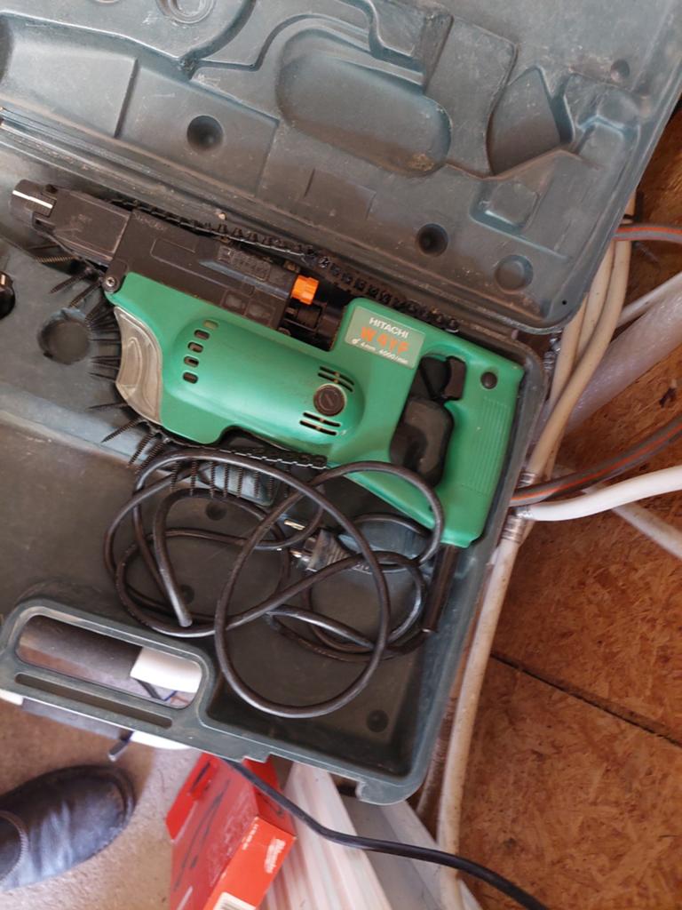 Hitachi W4YF band Schroefmachine - gips schroeven, Ophalen of Verzenden, Gebruikt, Minder dan 400 watt, Boor- en Schroefmachine