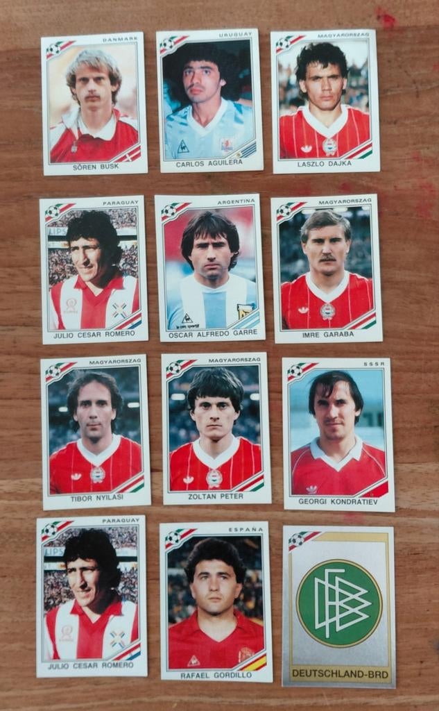 Panini wk 1986 voetbal plaatjes met witte achterkant, Verzamelen, Sportartikelen en Voetbal, Ophalen of Verzenden, Zo goed als nieuw