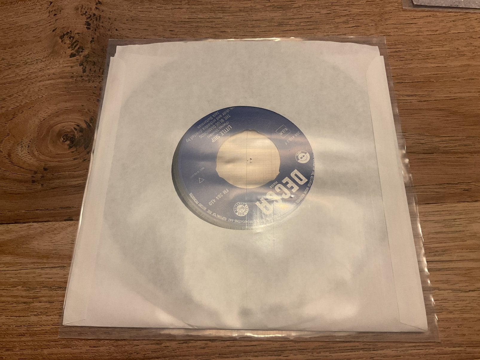 The Blue Diamonds, Little ship, Cd's en Dvd's, Ophalen of Verzenden, 7 inch, Pop