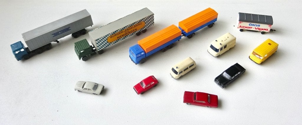 Wiking diverse vrachtwagens en auto's N-spoor, Overige merken, Gelijkstroom, Overige typen, Ophalen of Verzenden