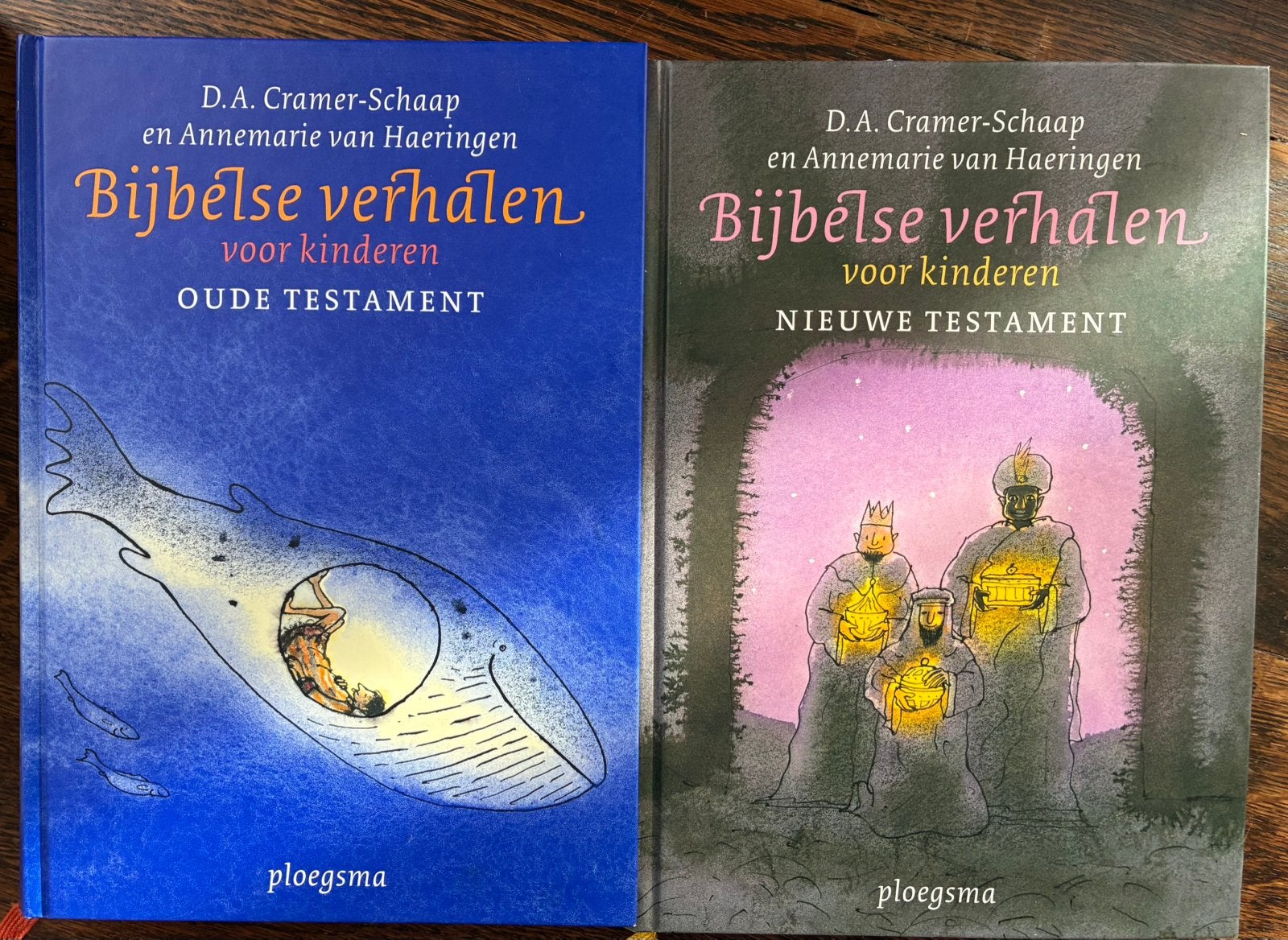 Bijbelse verhalen voor kinderen 2 delen in cassette, Boeken, Fictie algemeen, Ophalen of Verzenden, Zo goed als nieuw, D.A. Cramer-Schaap