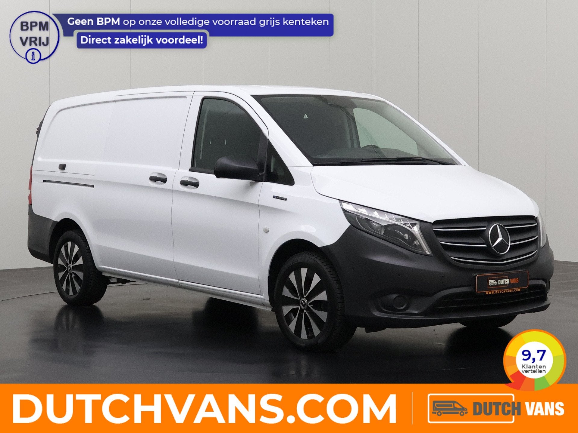 Mercedes-Benz eVito 112 Lang | Led | Multimedia | Camera | 3, Automaat, Stof, Gebruikt, Elektrische ramen