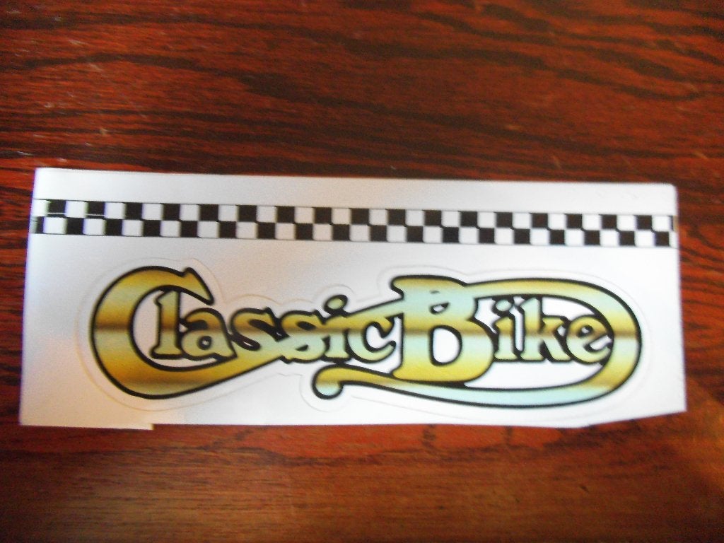 Classic Bike magazine sticker with logo – NEW nieuw, Ophalen of Verzenden, Nieuw, Auto of Motor
