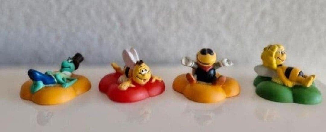 Vintage Maya de Bij figuren - Set van 4, Ophalen of Verzenden, Gebruikt, Jongen of Meisje