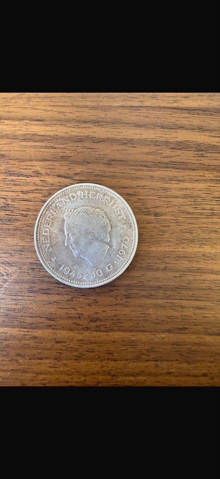 Zilveren 10 Gulden Munt Koningin Juliana 1970, Koningin Juliana, Zilver, Ophalen of Verzenden, Losse munt