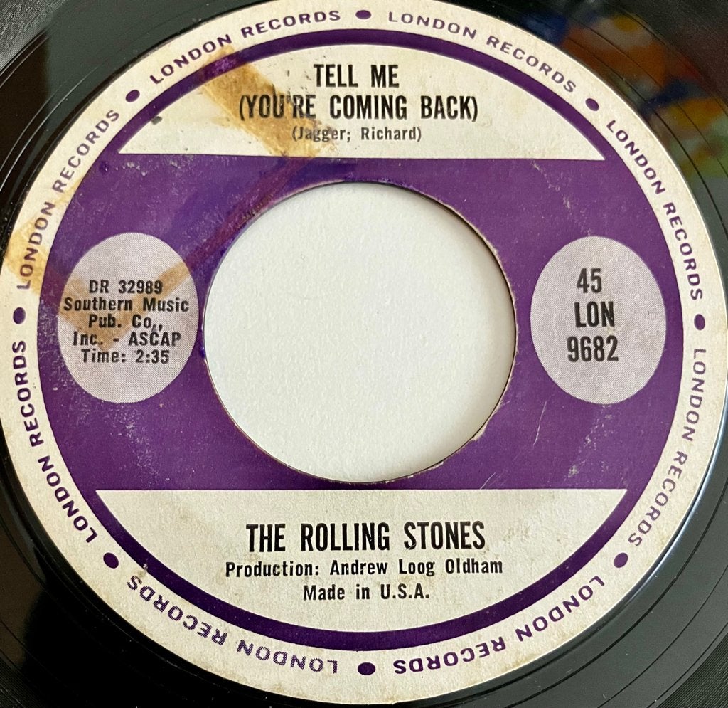 US1A Rolling Stones Tell me US64 €15, Gebruikt, 7 inch, Ophalen of Verzenden, Rock en Metal