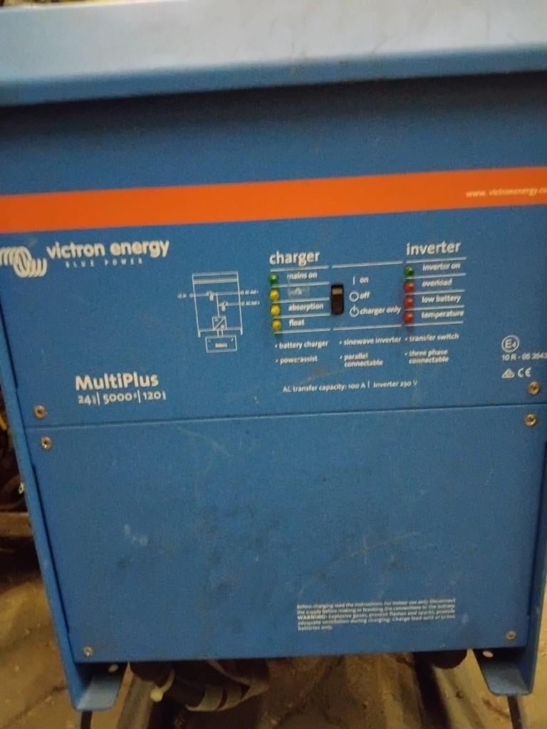 Victron Energy omvormer Multiplus: 24/5000/120, Ophalen of Verzenden, Zo goed als nieuw, Overige typen