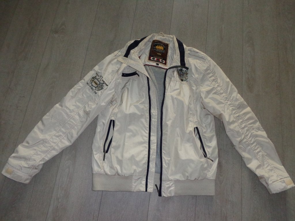 Gevoerde herenjas van van santen en van santen, maat l, Kleding | Heren, Ophalen of Verzenden, Zo goed als nieuw, Maat 52/54 (L)