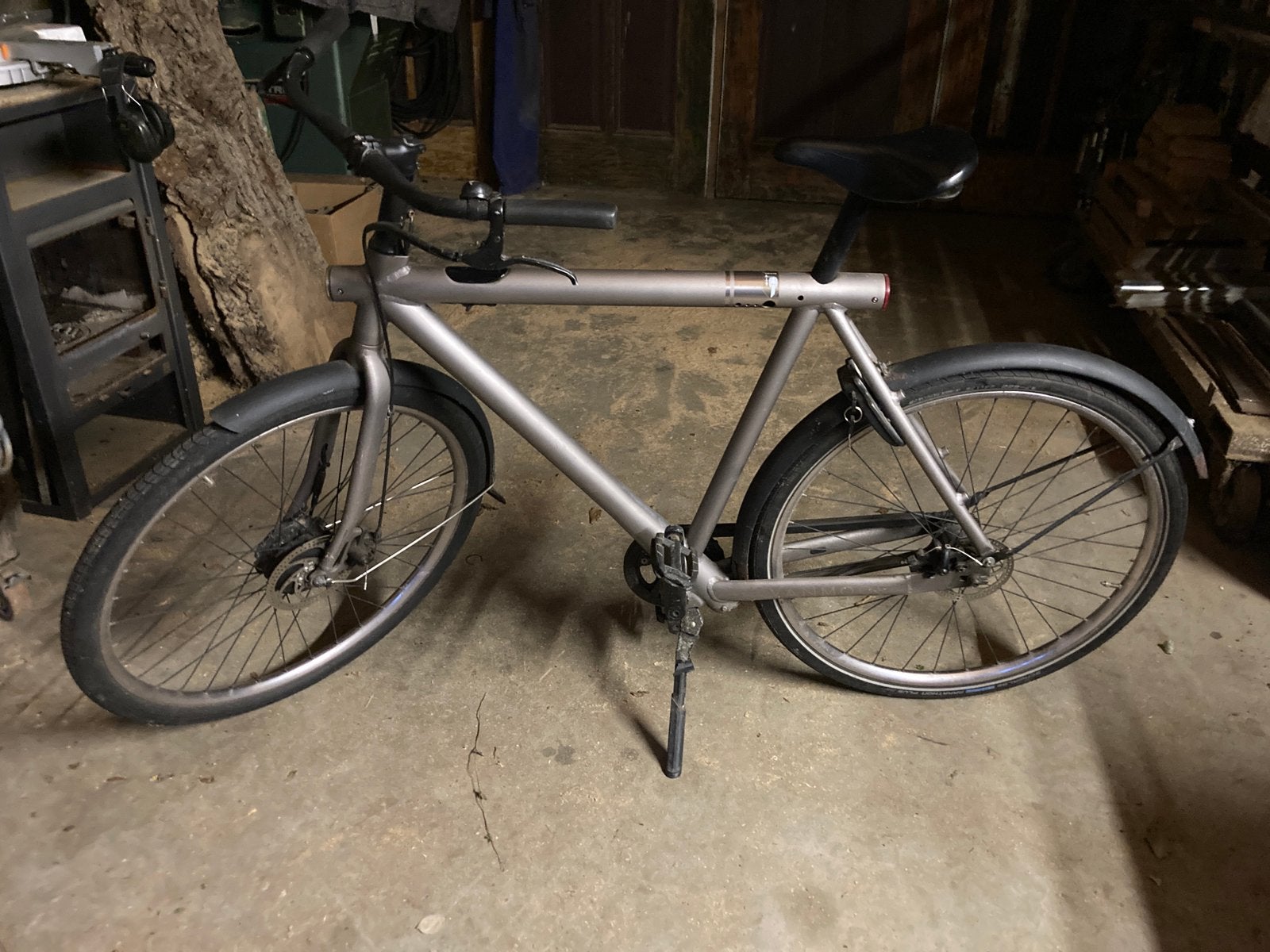 Van Moof fiets, Gebruikt, Versnellingen, 57 tot 61 cm, Schijfrem