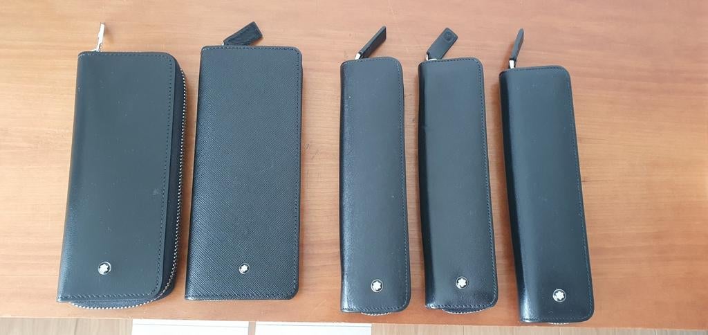 Montblanc pen pouches, Ophalen of Verzenden, Zo goed als nieuw, Balpen, Overige merken
