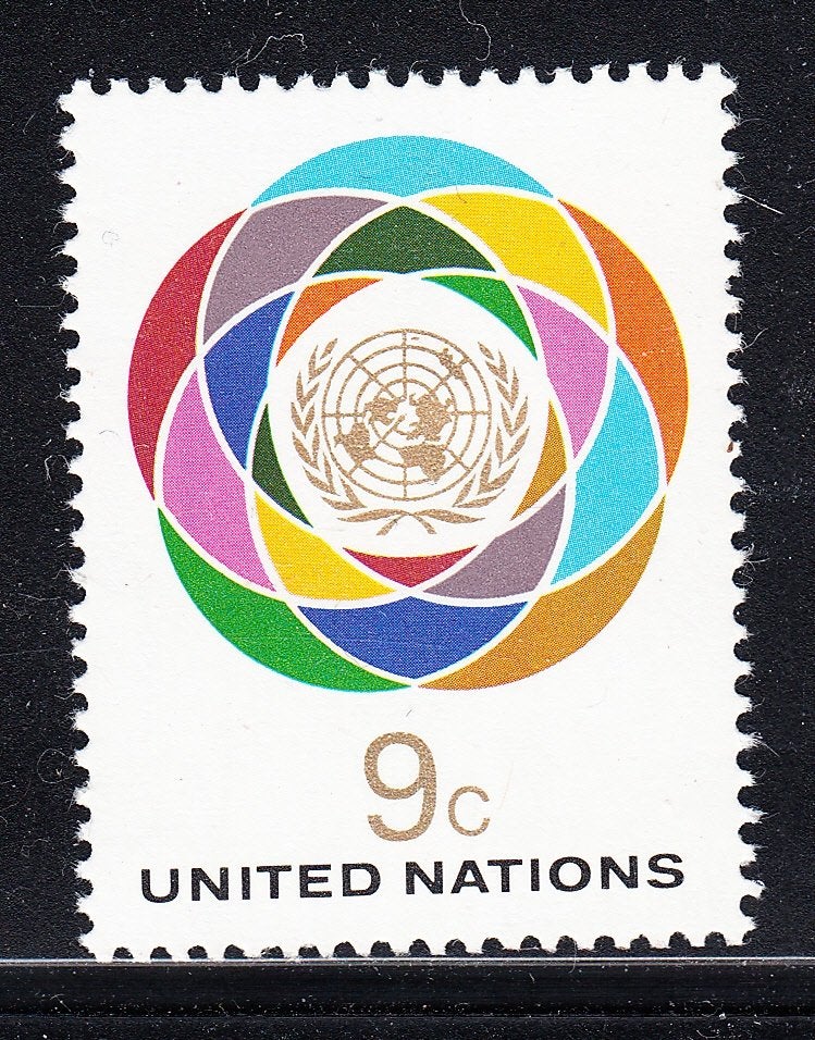 4612 - VN New York michel 302 postfris , UN Embleem, Verzenden, Postfris, Noord-Amerika