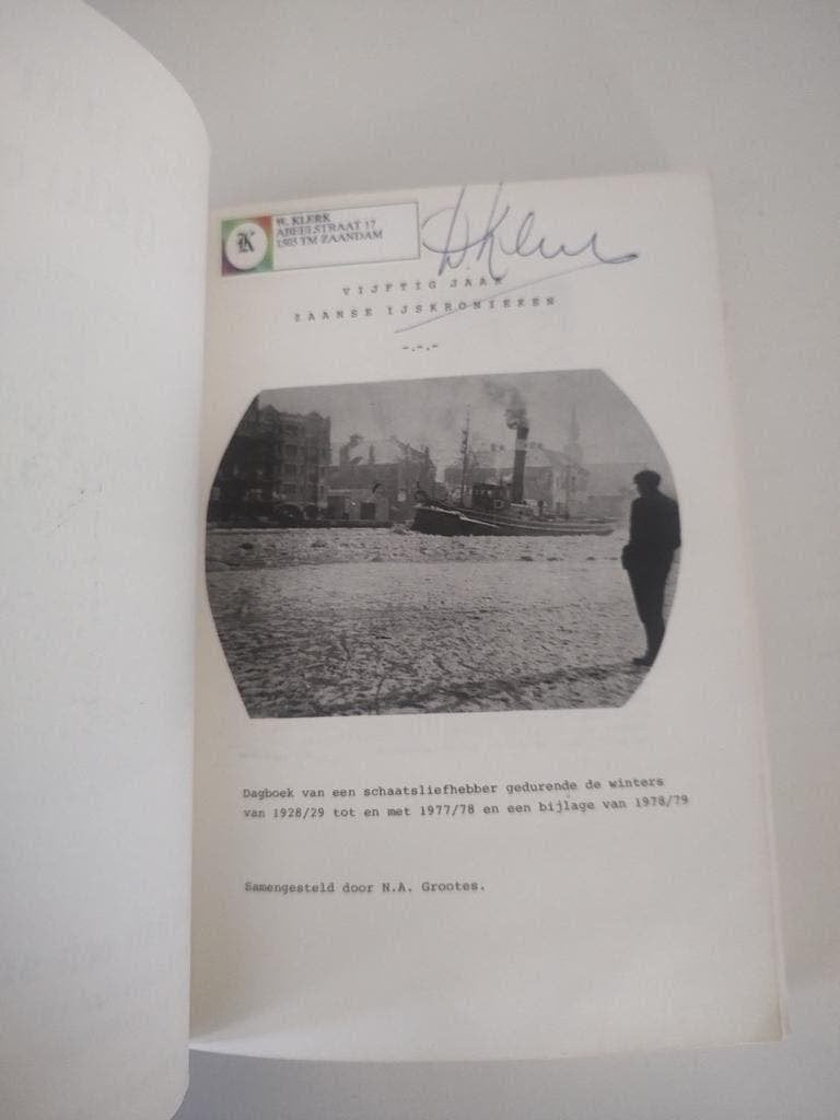 50 jaar Zaanse ijskronieken N.A. Grootes 2e druk 1984, Boeken, 20e eeuw of later, N. A. Grootes, Ophalen of Verzenden, Zo goed als nieuw