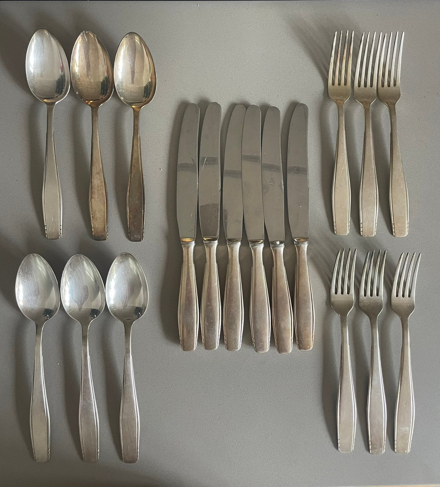 Gero 90 G-Z Puntfilet – 6-delige bestekset – 18-delig, Antiek en Kunst, Ophalen of Verzenden