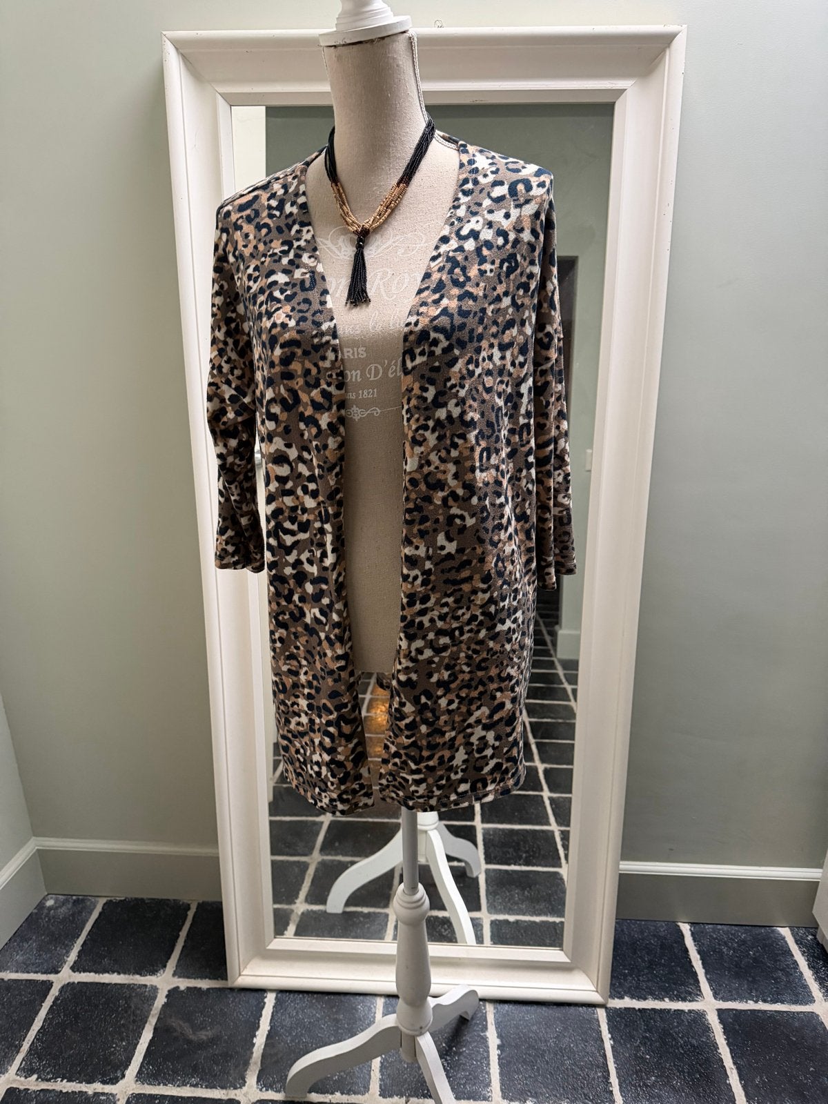 Vero Moda Leopard Print Vest - Maat M, Ophalen of Verzenden, Zo goed als nieuw, Maat 38/40 (M), Meerkleurig