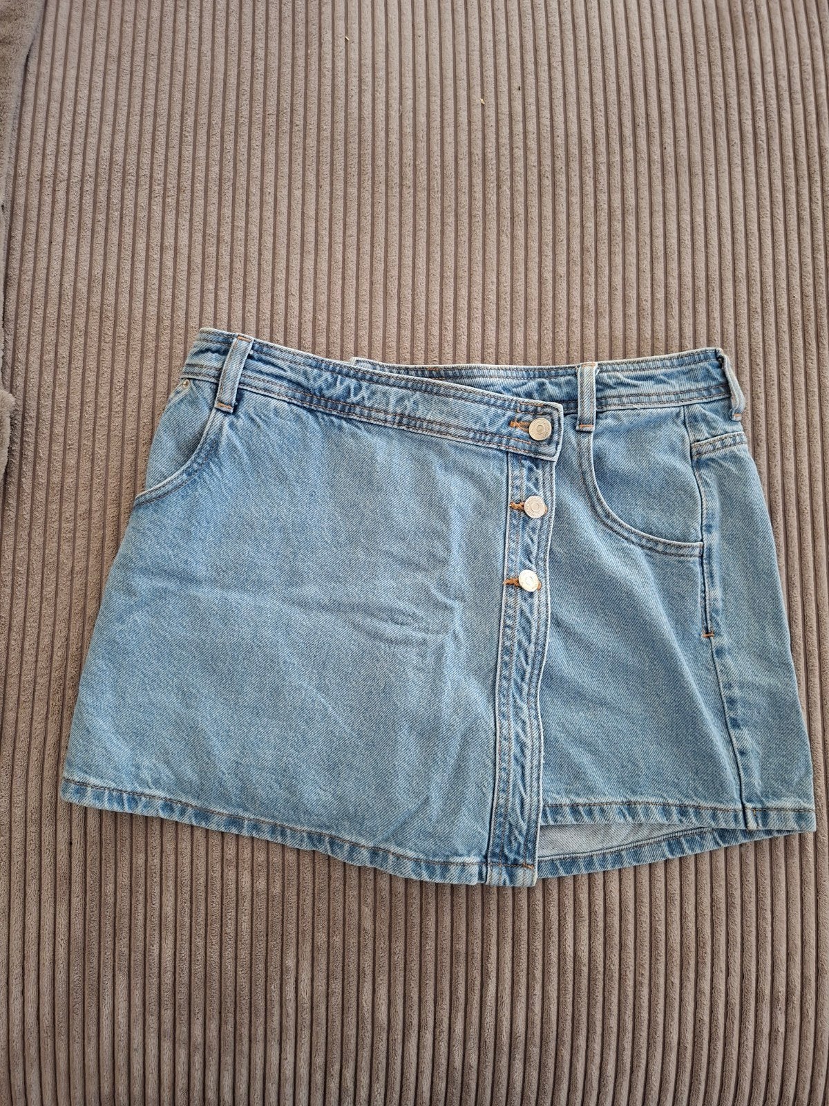 Zara spijkerrokje / skort - Maat L, Ophalen, Blauw, Zara, Maat 42/44 (L)