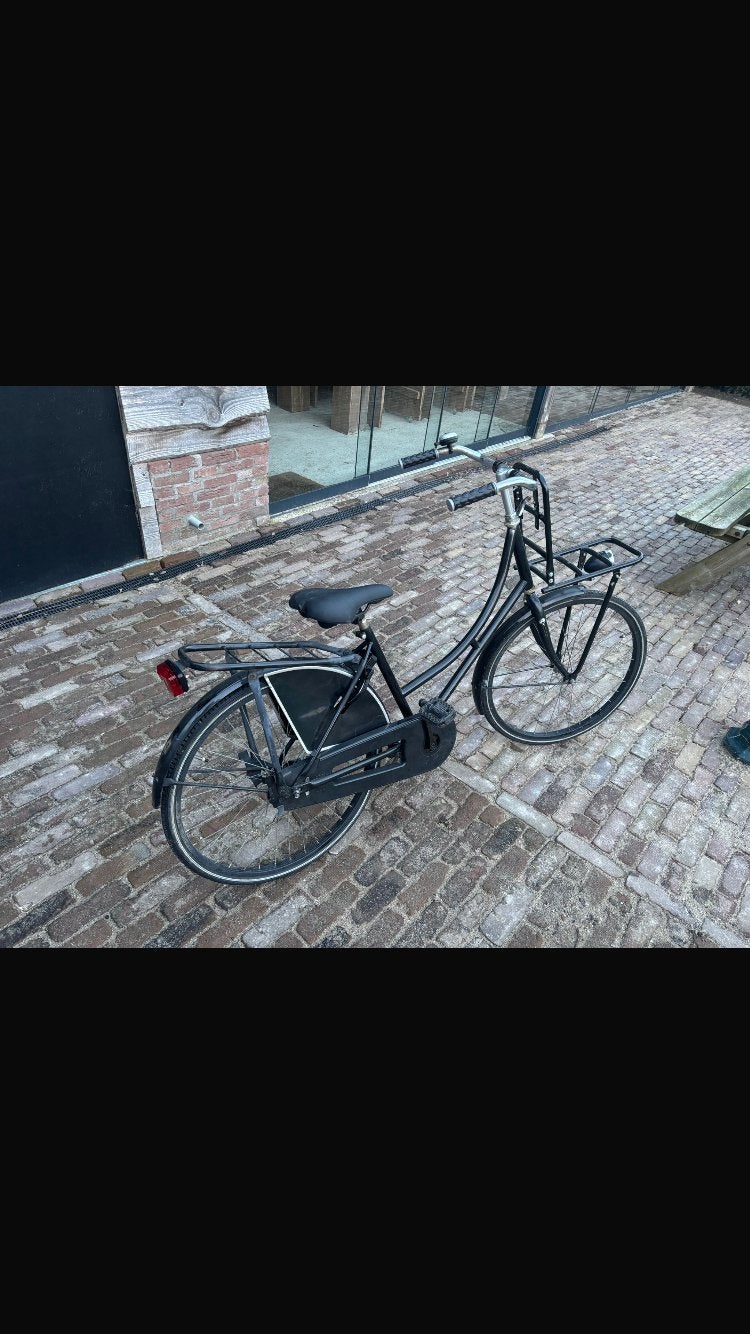 Kinder oma fiets met voordrager, Minder dan 47 cm, Ophalen, Gebruikt, Terugtraprem