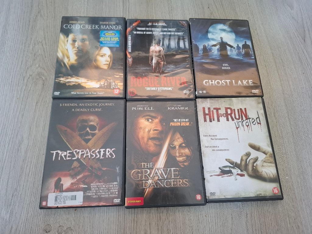Partij 11 Horror dvd's., Cd's en Dvd's, Dvd's | Horror, Engels, Alle leeftijden, Nederlands, Ophalen of Verzenden