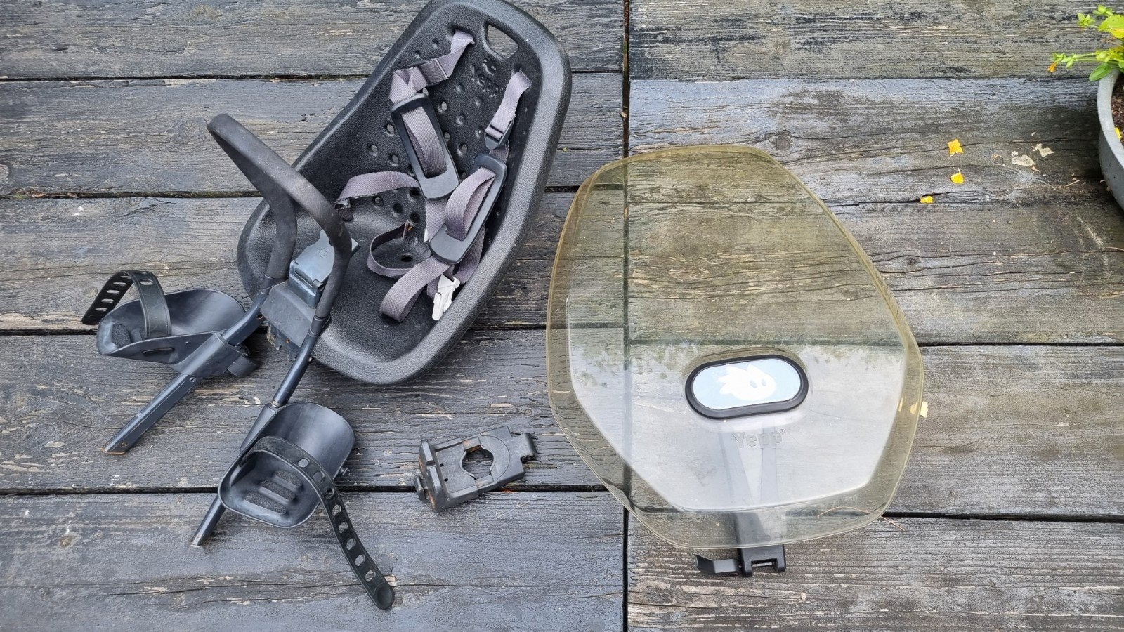 Yepp kinderzitje voor incl. windscherm, Fietsen en Brommers, Fietsaccessoires | Fietsstoeltjes, Ophalen, Yepp (GMG), 0 t/m 18 kg