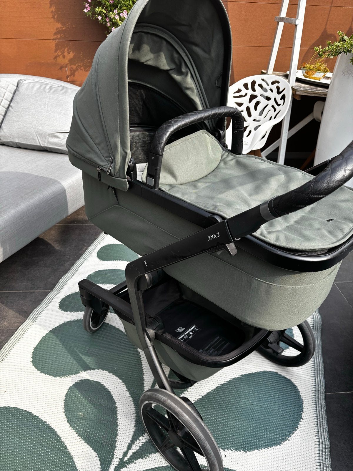 Joolz Day 5 Kinderwagen - Forest Green, Ophalen, Zo goed als nieuw, Combiwagen, Verstelbare duwstang