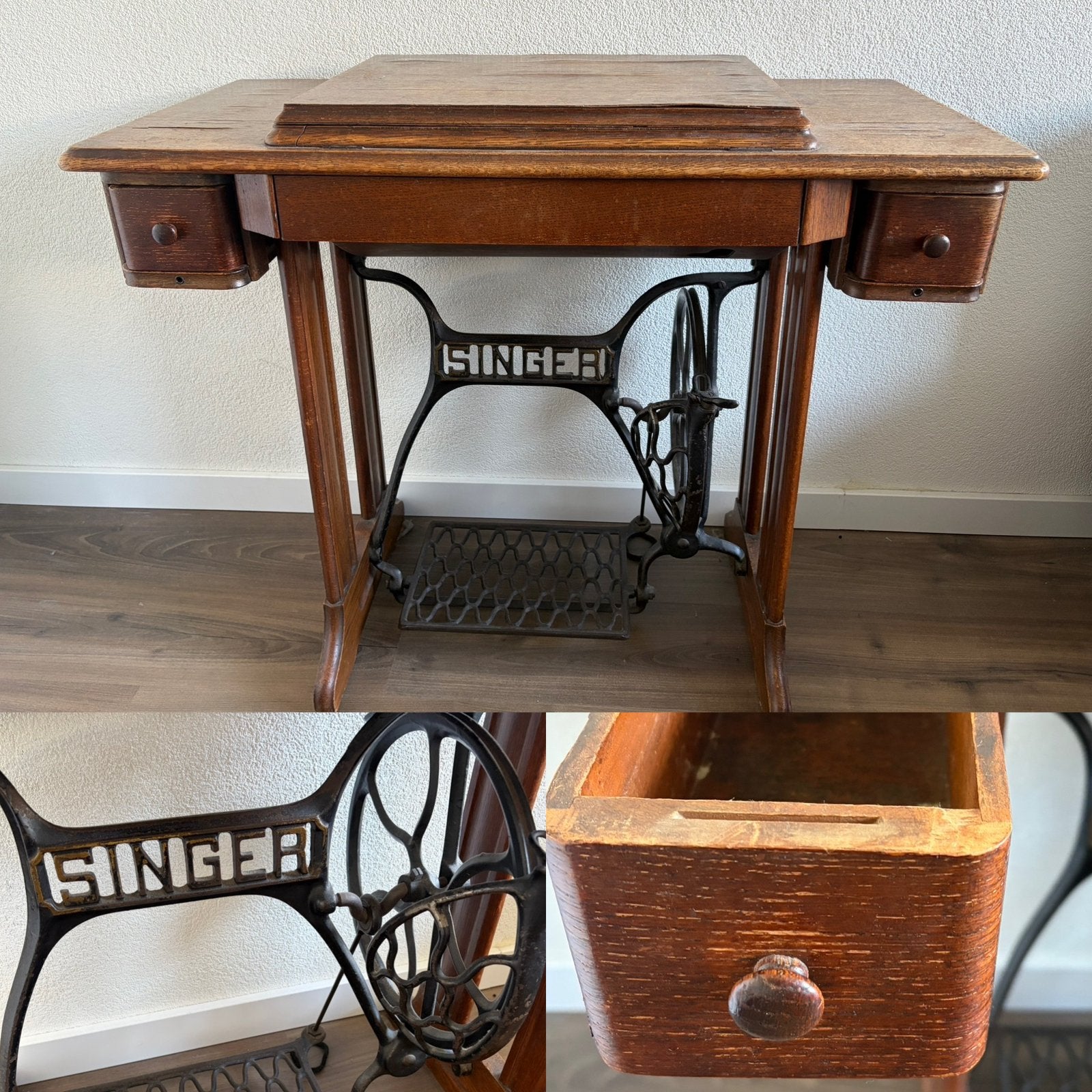 Singer Naaimachinetafel, Ophalen