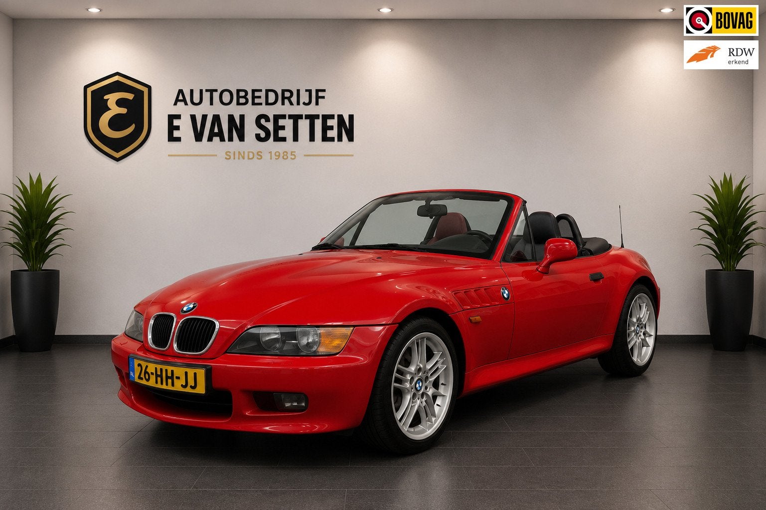 BMW Z3 Roadster 1.9 Nieuwe Softtop Inclusief Hardtop, Auto's, Achterwielaandrijving, Gebruikt, 4 cilinders, Cabriolet
