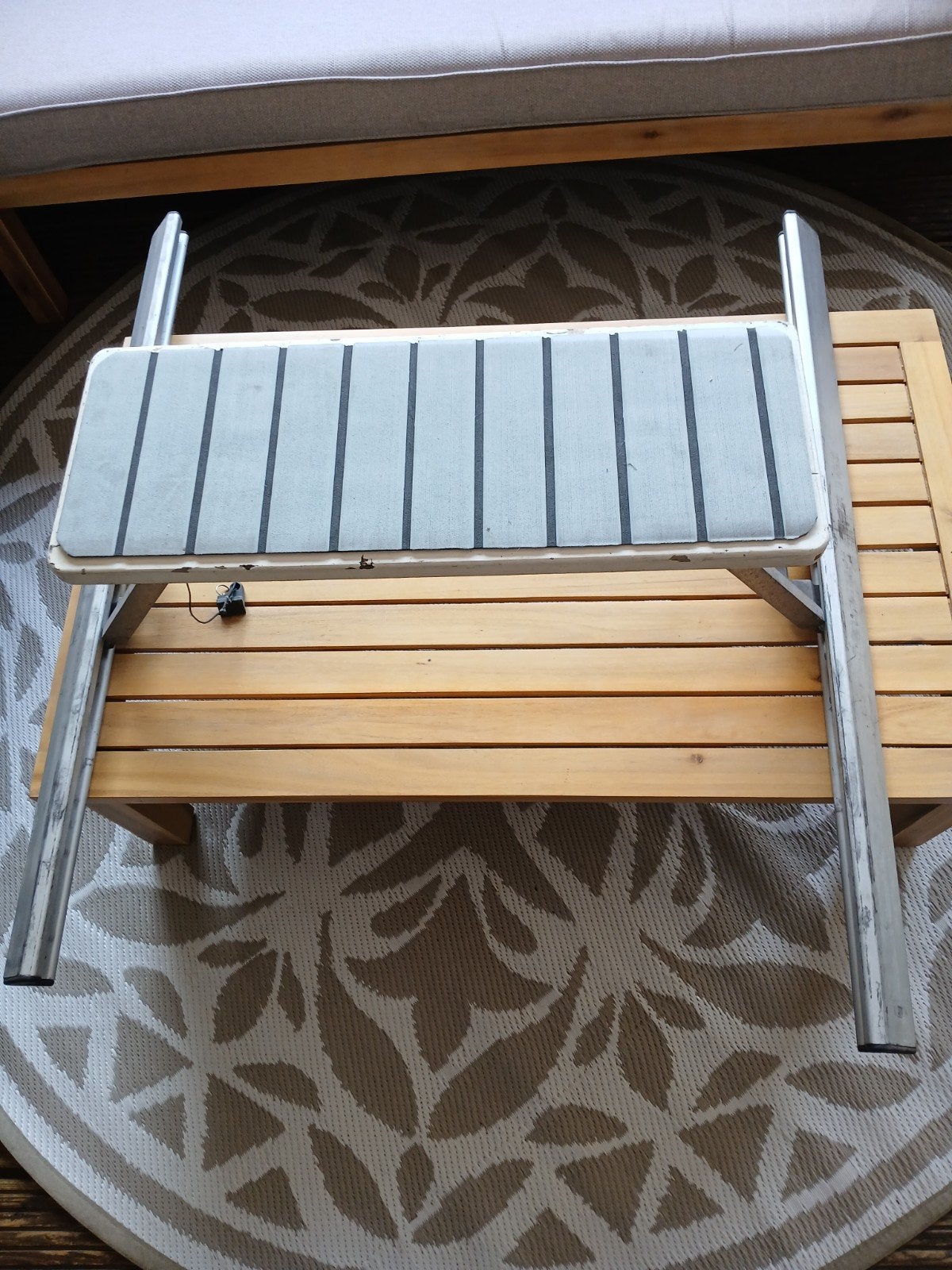 aluminium bankje met gelijders, Watersport en Boten, Ophalen, Gebruikt, Overige typen
