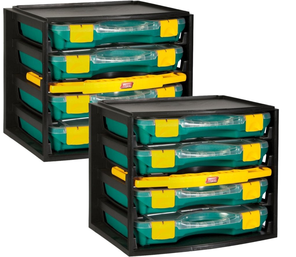 Tayg Multibox 1 2x Assortimentsdoos – L335 × B250 × H275 mm, Niet ingevuld, Niet ingevuld, Niet ingevuld