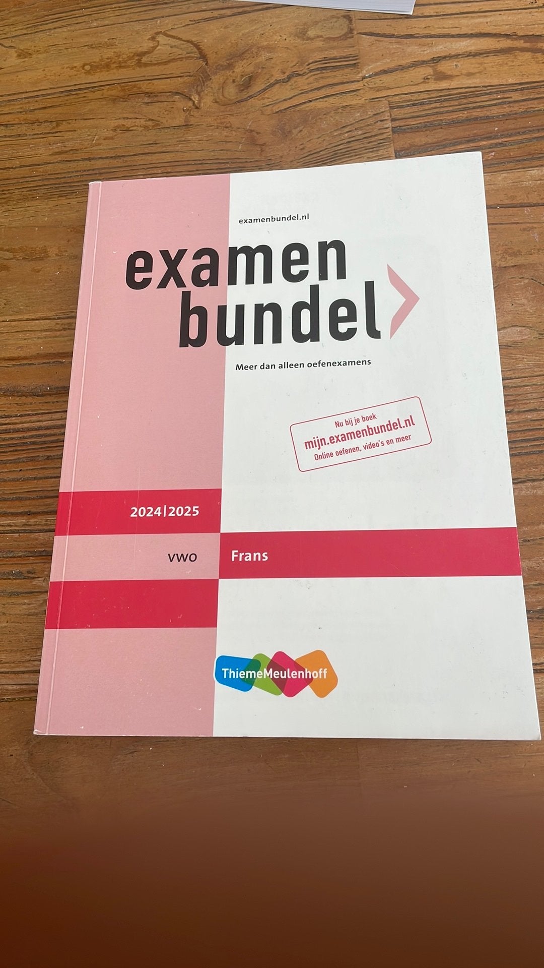 Examenbundel Frans vwo 2024-2025, Boeken, Ophalen of Verzenden, Zo goed als nieuw, VWO, Frans