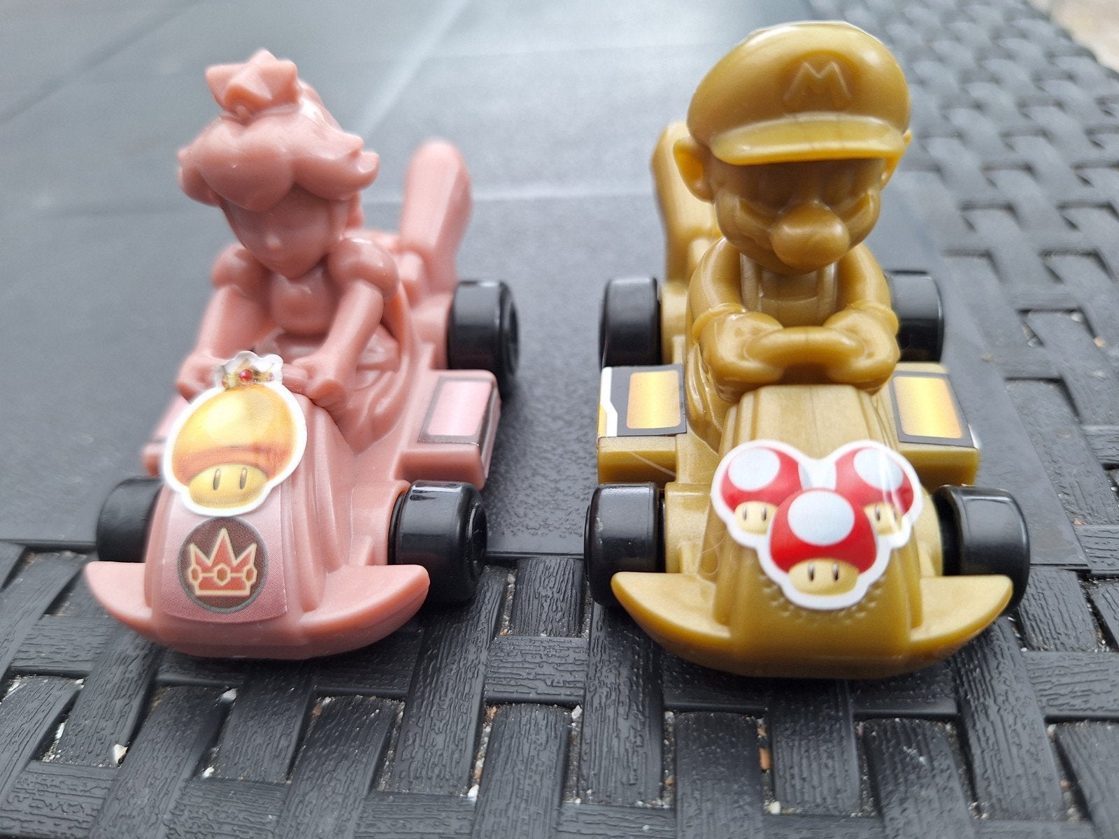 Mario Kart Pink Gold Pech en Gold Mario., Ophalen of Verzenden